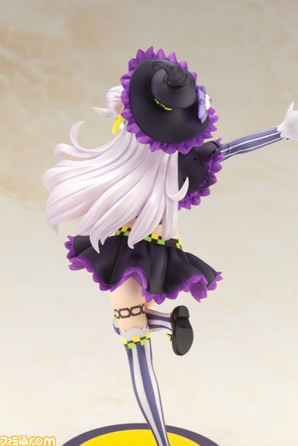 【ホロライブ】紫咲シオンのフィギュアが予約開始。おなじみの衣装を細かく再現しているほか、指からは黒魔術を放ちそう。ニヒヒ顔パーツにも注目!