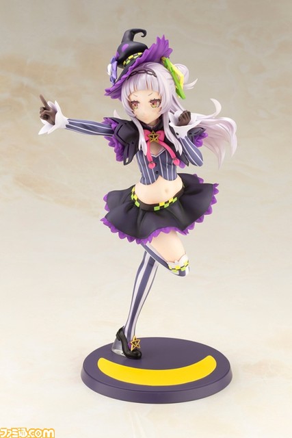 【ホロライブ】紫咲シオンのフィギュアが予約開始。おなじみの衣装を細かく再現しているほか、指からは黒魔術を放ちそう。ニヒヒ顔パーツにも注目!