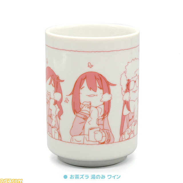 『ゆるキャン△』“あかんやつプレート”と“お茶ズラ湯のみ”が予約開始。おんたま揚げや身延まんじゅうを食べて至福な表情をしたなでしこたちをデザイン