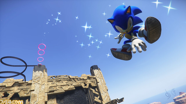 『ソニックフロンティア』ふたつめの冒険の舞台“アレス島”が公開。砂漠に覆われ寂しげだが、光るサボテンにより夜は幻想的な雰囲気に