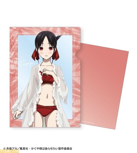 『かぐや様は告らせたい』四宮かぐや、藤原千花らの水着姿をデザインしたアクリルスタンドやキャラファイングラフがAMNIBUSで受注中