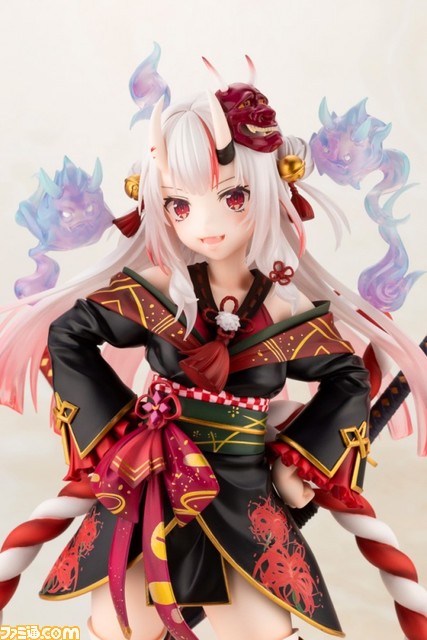 【ホロライブ】百鬼あやめ(お嬢)フィギュアが予約スタート。ドヤっとしたポージングで複雑な衣装もしっかり再現。限定特典の“にぱぁ顔”もかわ余!
