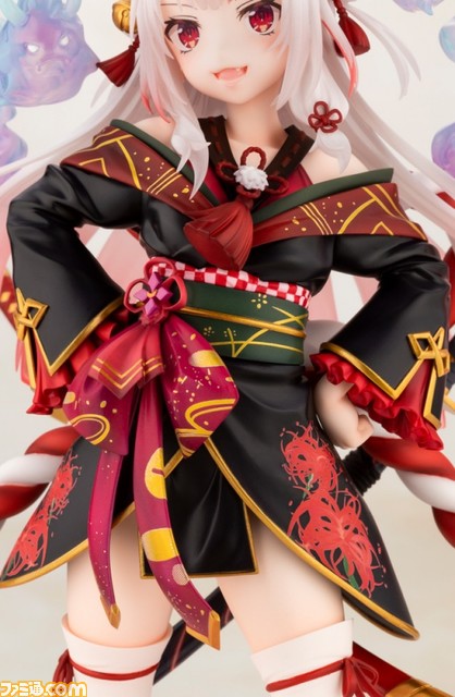 【ホロライブ】百鬼あやめ(お嬢)フィギュアが予約スタート。ドヤっとしたポージングで複雑な衣装もしっかり再現。限定特典の“にぱぁ顔”もかわ余!