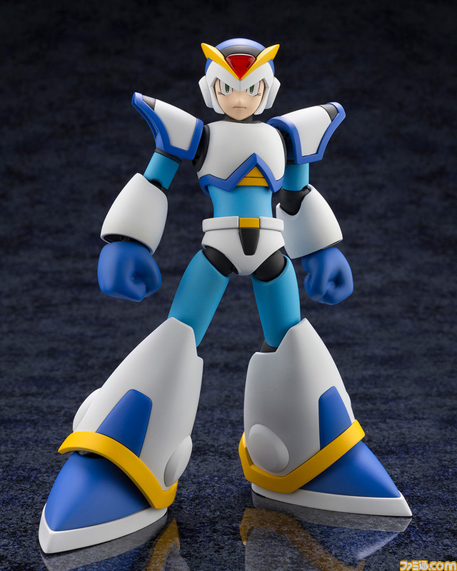 『ロックマンX』より強化パーツをまとったフルアーマー状態の“エックス”が初のプラモデル化! ダッシュやチャージバスターも再現可能なエフェクトパーツも付属