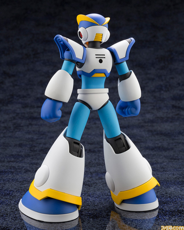 『ロックマンX』より強化パーツをまとったフルアーマー状態の“エックス”が初のプラモデル化! ダッシュやチャージバスターも再現可能なエフェクトパーツも付属