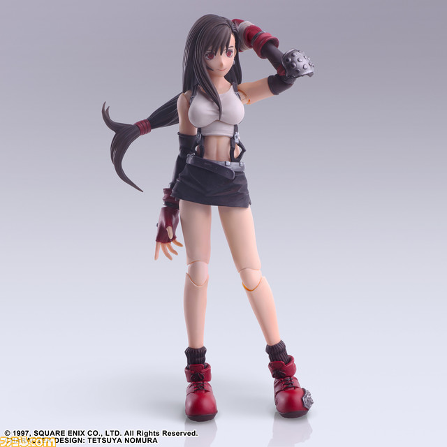『FF7』エアリス、ティファのアクションフィギュアが登場。特徴的な髪形や服装をまとった原点とも呼べる懐かしい姿で再現