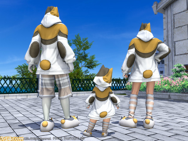 『FF14』パガガちゃんの「イーーッ!」エモートやファットキャットをイメージしたコスチュームセットなどのオプションアイテムが新登場!
