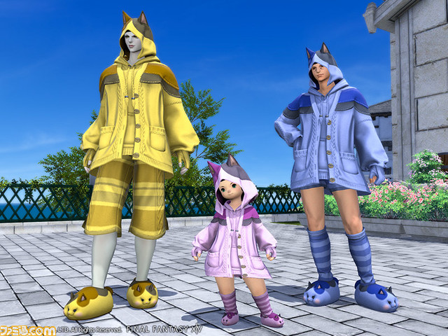 『FF14』パガガちゃんの「イーーッ!」エモートやファットキャットをイメージしたコスチュームセットなどのオプションアイテムが新登場!