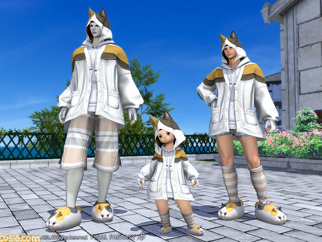 『FF14』パガガちゃんの「イーーッ!」エモートやファットキャットをイメージしたコスチュームセットなどのオプションアイテムが新登場!