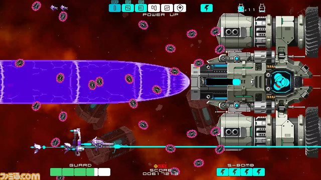 敵弾を吸収できる2Dシューティング『DRAINUS（ドレイナス）』Switch版が今冬発売。『ロードス島戦記』ディードリットの探索アクションなどを手掛けたTeam Ladybugの新作