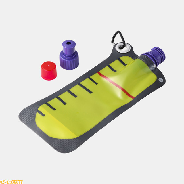 『スプラトゥーン3』インクタンク風の水筒が発売中。インクの色に似た飲み物を入れて持ち歩けば、気分はまさにインクリング！