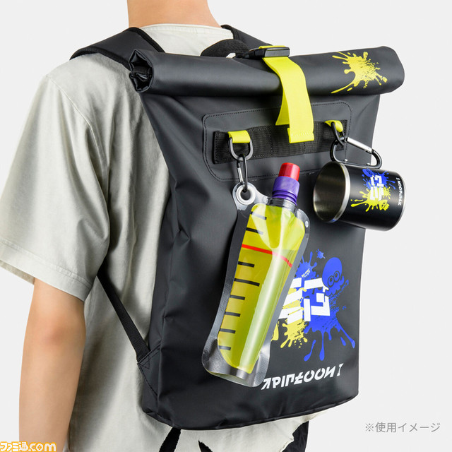 『スプラトゥーン3』インクタンク風の水筒が発売中。インクの色に似た飲み物を入れて持ち歩けば、気分はまさにインクリング！
