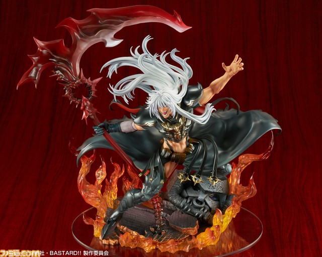 アニメ『BASTARD!!-暗黒の破壊神-』ダーク・シュナイダー、シーン・ハリのフィギュアが登場。メディコス限定でシーン・ハリのアクリルスタンドが付属