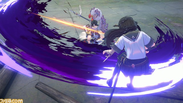 『サムライメイデン』侍JKたちのB2タペストリーやブロマイドが同梱するファミ通DXパックが公開。主人公が金髪黒ギャルに変身する専用衣装も