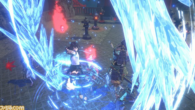 『サムライメイデン』侍JKたちのB2タペストリーやブロマイドが同梱するファミ通DXパックが公開。主人公が金髪黒ギャルに変身する専用衣装も