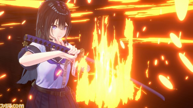 『サムライメイデン』侍JKたちのB2タペストリーやブロマイドが同梱するファミ通DXパックが公開。主人公が金髪黒ギャルに変身する専用衣装も