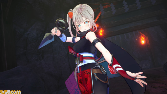 『サムライメイデン』侍JKたちのB2タペストリーやブロマイドが同梱するファミ通DXパックが公開。主人公が金髪黒ギャルに変身する専用衣装も