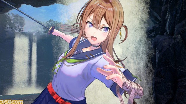 『サムライメイデン』侍JKたちのB2タペストリーやブロマイドが同梱するファミ通DXパックが公開。主人公が金髪黒ギャルに変身する専用衣装も