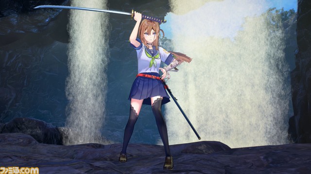 『サムライメイデン』侍JKたちのB2タペストリーやブロマイドが同梱するファミ通DXパックが公開。主人公が金髪黒ギャルに変身する専用衣装も