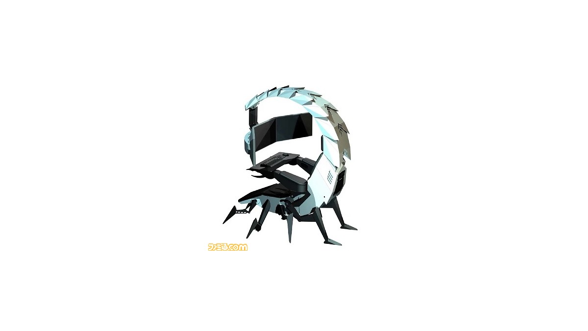 サソリ型ゲーミングチェア“GeeScorpion”に新色ホワイトが登場 サソリ型ゲーミングチェア“GeeScorpion”に新色ホワイトが登場