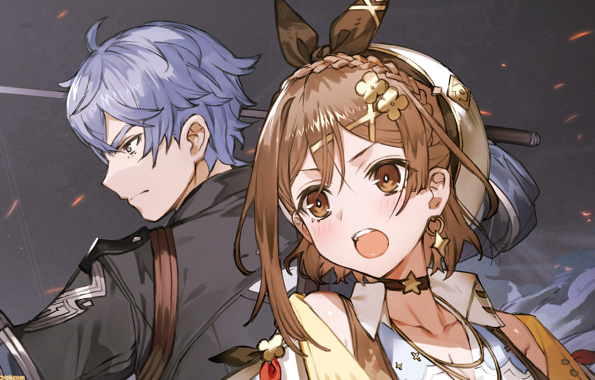 ライザのアトリエ3』トリダモノ氏が描き下ろした、ライザとボオスの