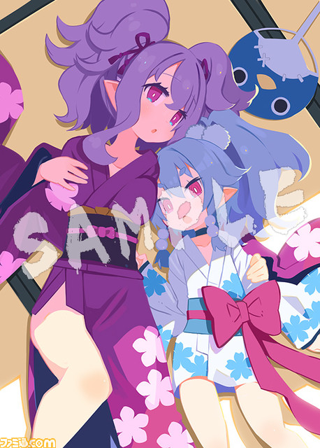 『魔界戦記ディスガイア7』の店舗特典が公開。原田たけひと描き下ろしの水着、浴衣、温泉イラストグッズが付属