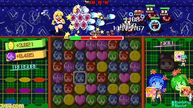 『パズルバトラー!みらい』が本日(9/22)発売。負債十傑に選ばれし勇者(?)みらいとなって攫われたお姫様たちを救出するパズルバトルゲーム