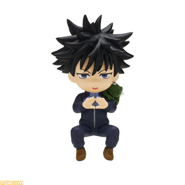 『呪術廻戦』ちょこんと座るフィギュアシリーズに私服姿の虎杖&ツカモト、アイマスクを外した五条などが登場。全国のカプセルトイ売り場で9月下旬に発売