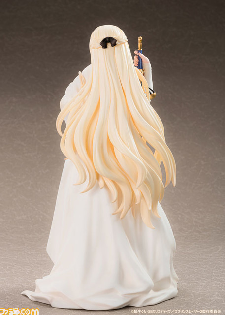 『ゴブリンスレイヤー』人気キャラクター“剣の乙女”がフィギュア化。聖なる光を浴びたような金髪や肉感的なプロポーションなどは見どころ満載。目隠しなしの顔パーツも付属