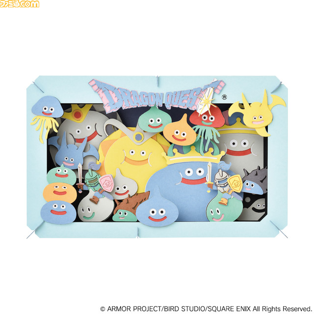 『DQ4』ゲームパッケージが“ペーパーシアター”に! スライムたちのシリコン立体キーホルダーも新登場