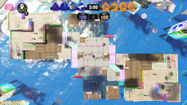 『スプラトゥーン3』初心者攻略第5回：ガチエリアのルールを解説。ガチエリアを確保して相手より多くカウントを減らそう