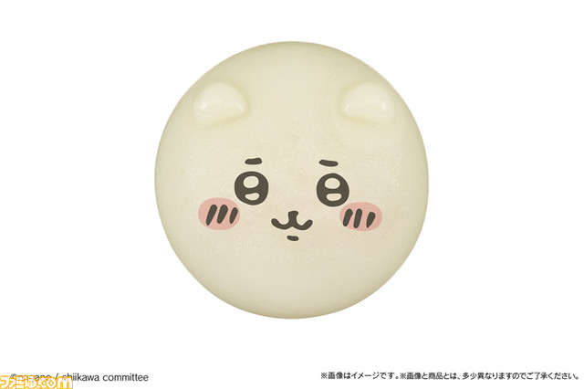 『ちいかわ』かわいい表情の数々を和菓子で再現した“食べマスモッチ ちいかわ”が発売。ちいかわ（ミルク味）、くりまんじゅう（マロン味）、ハチワレ（カスタード味）、うさぎ（プリン味）の4種