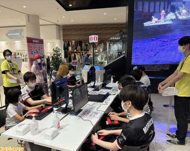 『ストV』SFLファン交流キャラバンがいよいよスタート! 第1回イオンモール白山にはももち選手率いる忍ism Gamingが登場