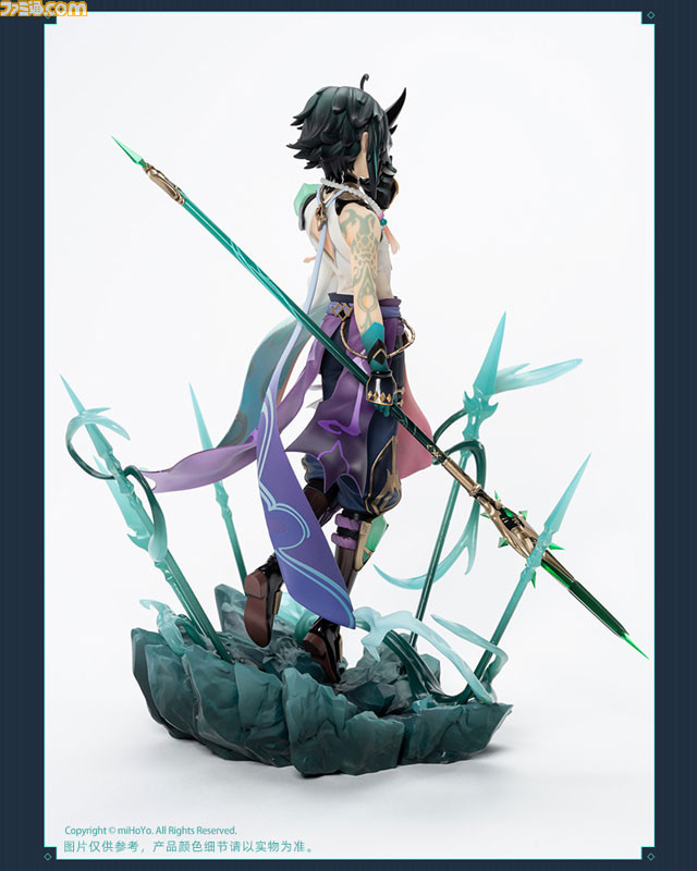 『原神』よりショウのフィギュアがあみあみにて予約開始。クリアパーツを使用し、凛とした姿を再現