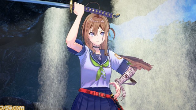 サムライメイデン』ファミ通DXパックに同梱されるタペストリーの描き 