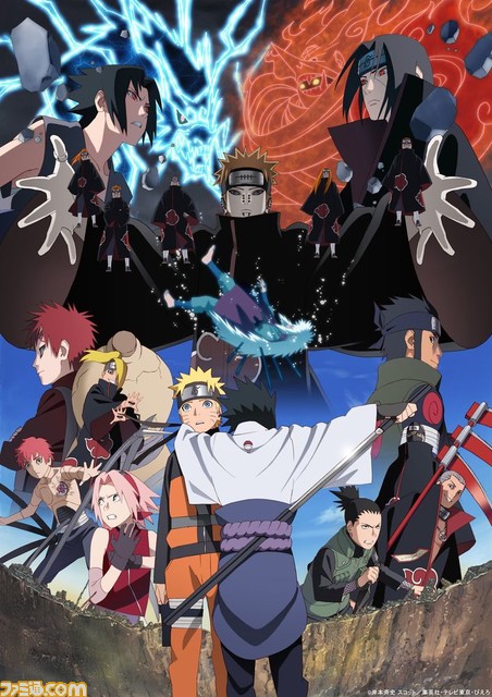 アニメ『NARUTO-ナルト-』20周年記念描き下ろし連作ビジュアルと岸本 
