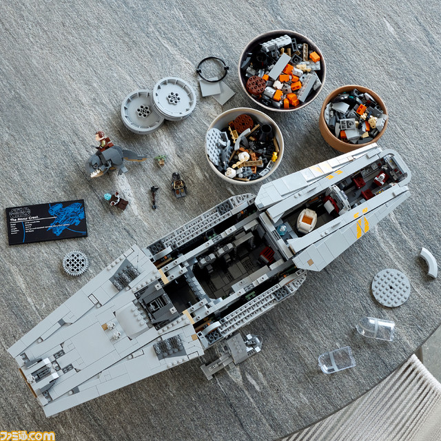 【スター・ウォーズ】ドラマ『マンダロリアン』の宇宙船を再現した高級レゴが発売。全長約72センチの大スケールで、ピース数はなんと6187!