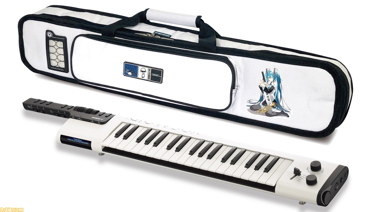 ヤマハ、初音ミク15周年記念モデルのボーカロイドキーボードセット 