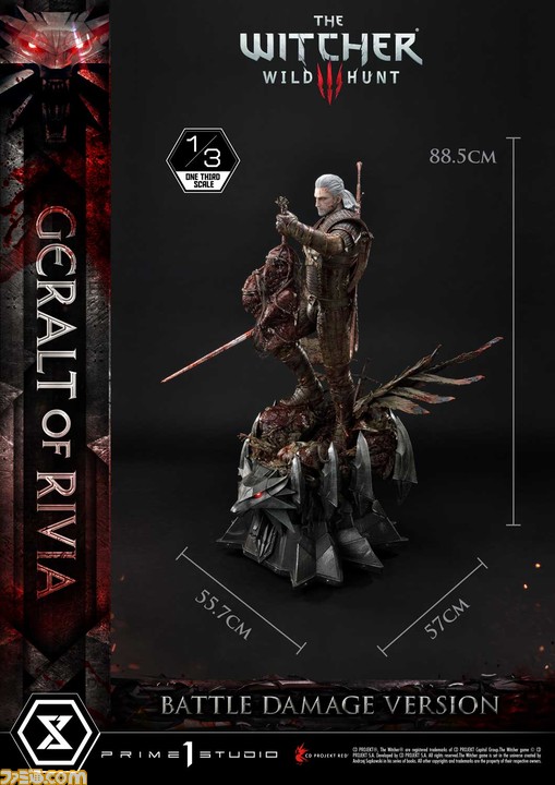 ウィッチャー3』ゲラルト1/3スケールフィギュアのバトルダメージ版が ウィッチャー3』ゲラルト1/3スケールフィギュアのバトルダメージ版が