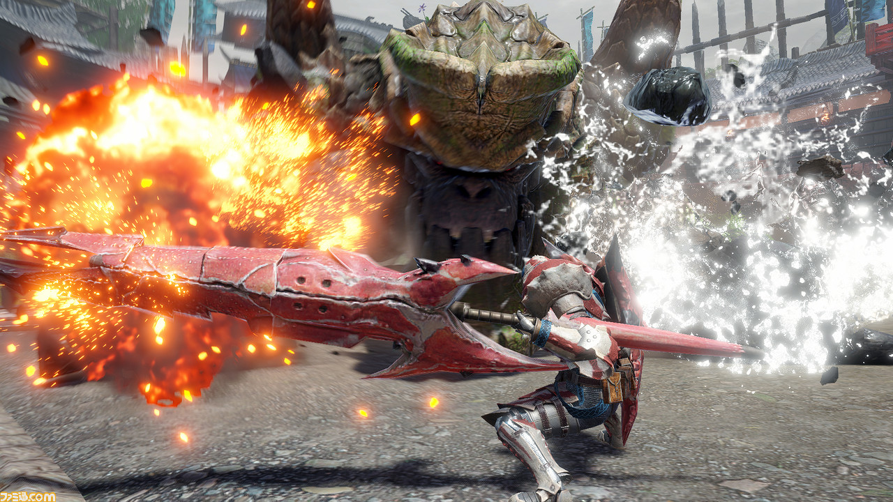 モンハンライズ：サンブレイク』イベントクエスト“爆炎豪水”配信開始。ガランゴルムを討伐し、特別なジェスチャー“称賛に応える・得意げにする”を入手しよう！  | ゲーム・エンタメ最新情報のファミ通.com