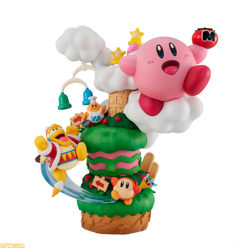 星のカービィ』グルメレースをイメージしたジオラマフィギュアが