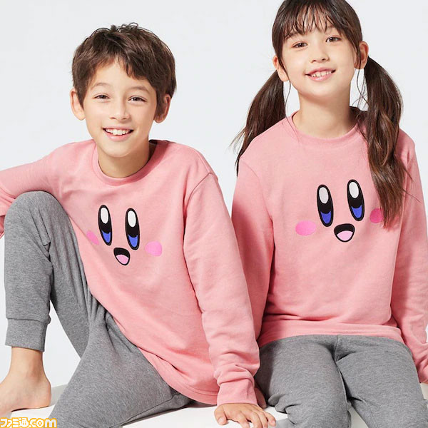 【GU】『星のカービィ』コラボアイテムが本日（10/7）より発売。カービィカフェ、30周年モチーフのシンプルなパーカーやスウェットが登場