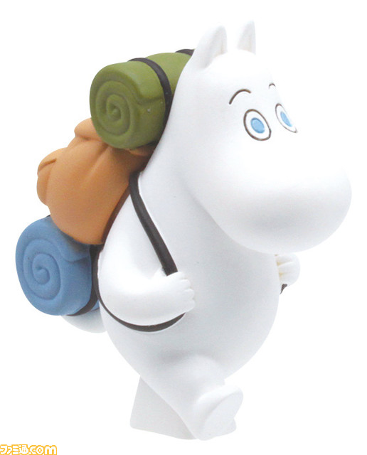 『ムーミン』ムーミン一家＆スナフキンのマスコットガチャが11月上旬に発売。全種集めると4人がテントを囲んでキャンプを楽しむ様子を再現可能