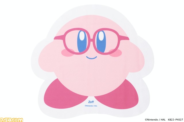 『星のカービィ』とZoffのコラボメガネが登場。フレームにはカービィやワドルディなどをデザイン、他にもポーチやマスコットクリーナーなどコレクションにも最適なアイテムが発売