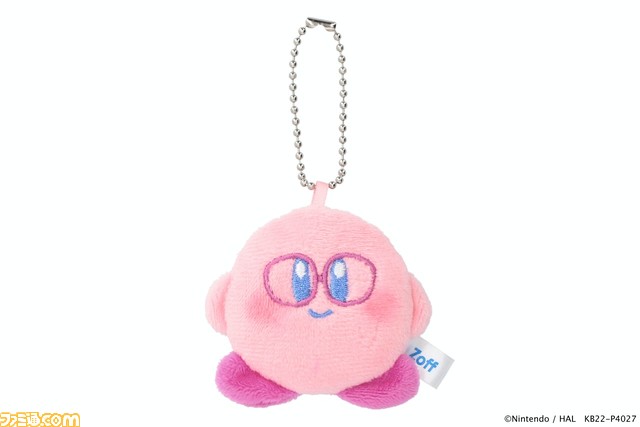 『星のカービィ』とZoffのコラボメガネが登場。フレームにはカービィやワドルディなどをデザイン、他にもポーチやマスコットクリーナーなどコレクションにも最適なアイテムが発売