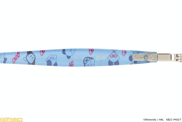 『星のカービィ』とZoffのコラボメガネが登場。フレームにはカービィやワドルディなどをデザイン、他にもポーチやマスコットクリーナーなどコレクションにも最適なアイテムが発売