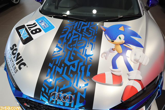 『ソニックフロンティア』約3000万円の世界に一つだけのスペシャルラッピングカーを制作。10月22日・23日の“全国エンタメまつり”にて特別展示