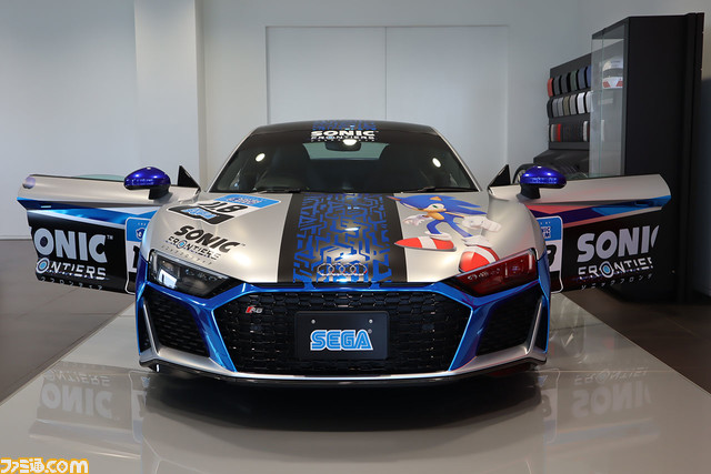 『ソニックフロンティア』約3000万円の世界に一つだけのスペシャルラッピングカーを制作。10月22日・23日の“全国エンタメまつり”にて特別展示