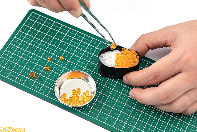 寿司のプラモデルが2023年3月発売決定。つまりスシがプラモになったもの。2022年11月16日21時まで予約受付中