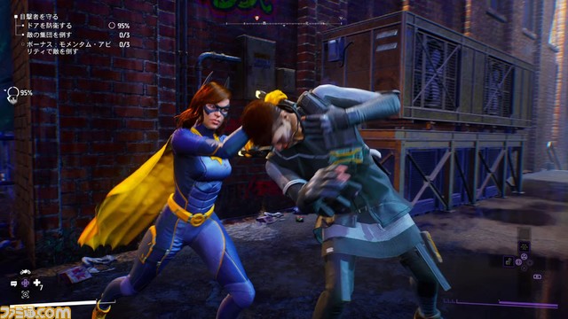 『ゴッサム・ナイツ』は「バットマン死す！」から始まる物語。ガジェットで街を駆け抜け、ギャングたちを叩きのめす爽快アクションでダークナイト気分が味わえる